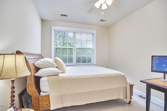 10410 Rosegate Ct Unit 105, Raleigh, NC 27617 - bedroom featuring carpet flooring and ceiling fan