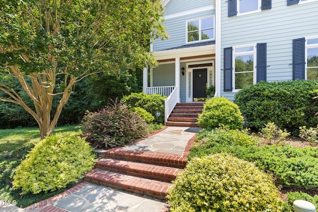 201 Weathervane Dr, Carrboro, NC 27510 - entrance to property featuring covered porch
