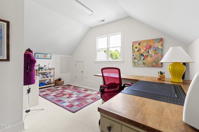 201 Weathervane Dr, Carrboro, NC 27510 - office with lofted ceiling