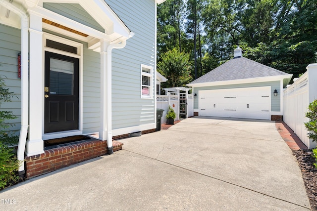201 Weathervane Dr, Carrboro, NC 27510 - view of garage