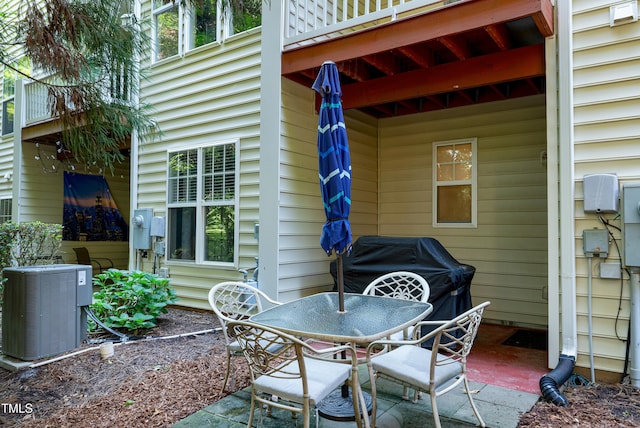 5809 Cameo Glass Way, Raleigh, NC 27612 - view of patio / terrace with outdoor dining area