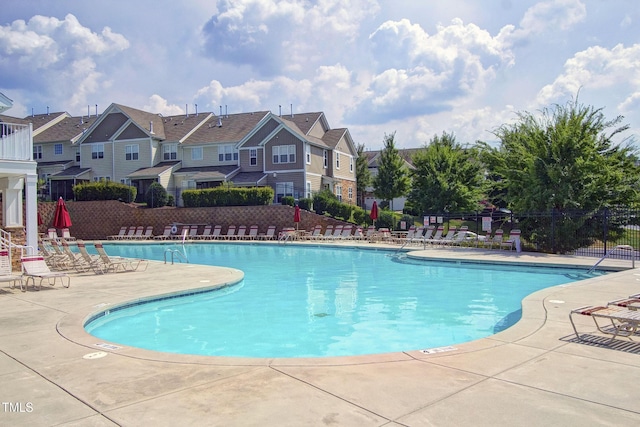 5809 Cameo Glass Way, Raleigh, NC 27612 - community pool featuring a patio