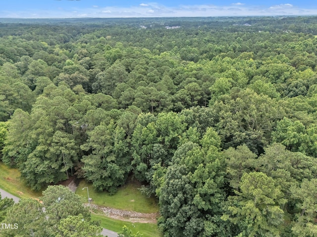 128 Chris Ct, Garner, NC 27529 - aerial overview of property's location featuring a heavily wooded area