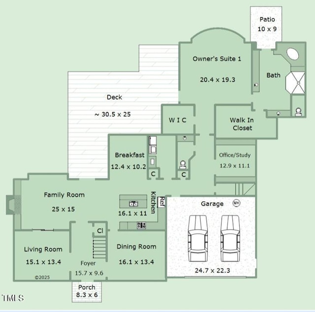 1820 Hunting Ridge Rd, Raleigh, NC 27615 - view of room layout