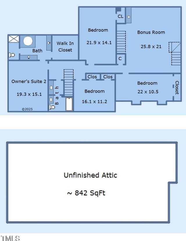 1820 Hunting Ridge Rd, Raleigh, NC 27615 - view of property floor plan
