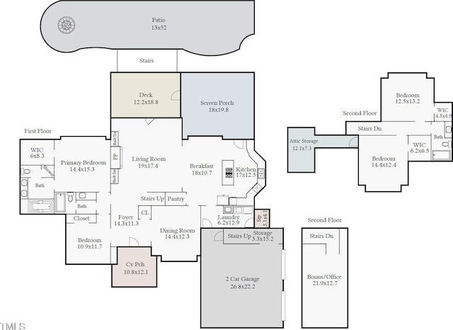 21 Covington Ln, Durham, NC 27712 - view of room layout