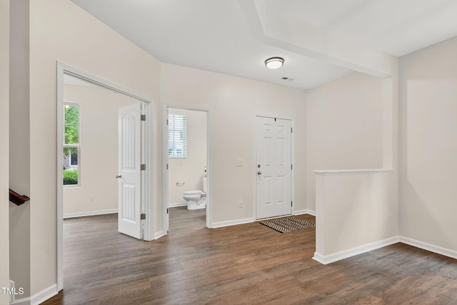 4520 Middletown Dr, Wake Forest, NC 27587 - entryway featuring wood finished floors and baseboards