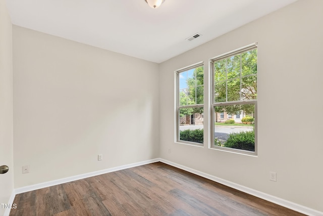 4520 Middletown Dr, Wake Forest, NC 27587 - unfurnished room featuring wood finished floors and baseboards