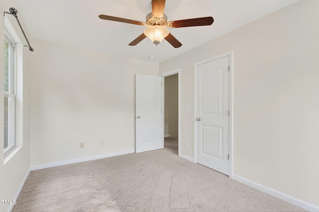 4520 Middletown Dr, Wake Forest, NC 27587 - unfurnished bedroom with carpet flooring and ceiling fan