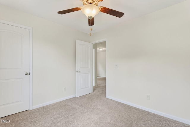 4520 Middletown Dr, Wake Forest, NC 27587 - unfurnished bedroom with carpet floors and a ceiling fan