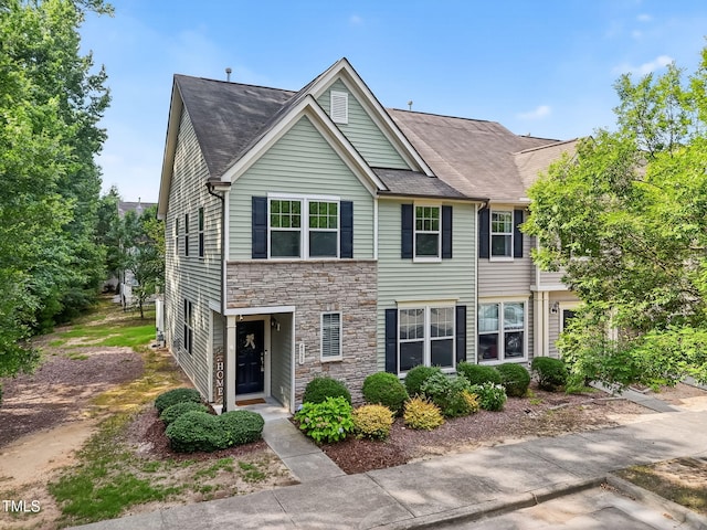 4520 Middletown Dr, Wake Forest, NC 27587 - multi unit property featuring stone siding and roof with shingles