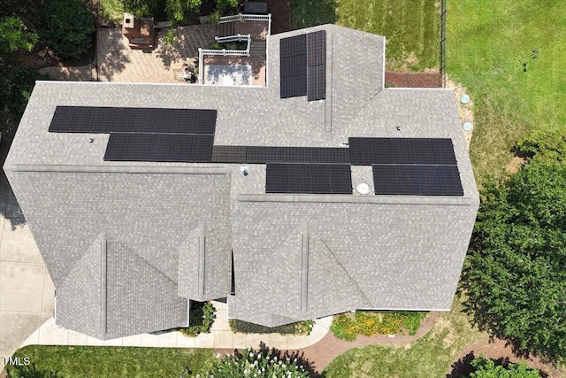 7804 Percussion Dr, Apex, NC 27539 - view from above of property