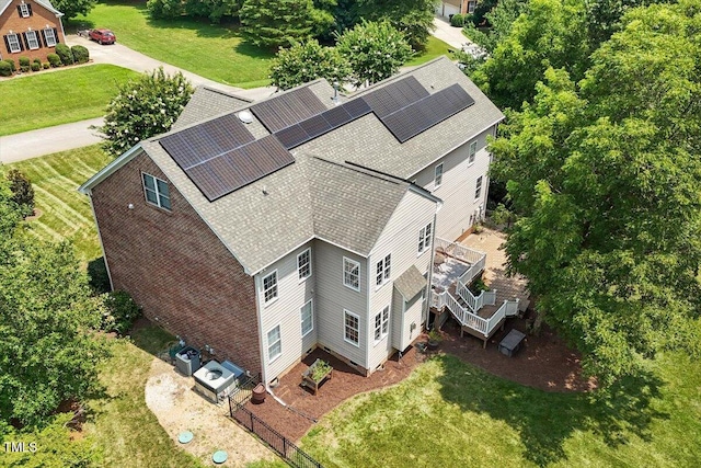 7804 Percussion Dr, Apex, NC 27539 - aerial view of property and surrounding area