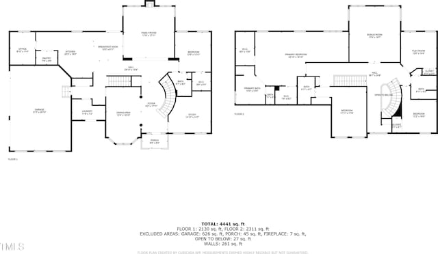 7804 Percussion Dr, Apex, NC 27539 - view of property floor plan