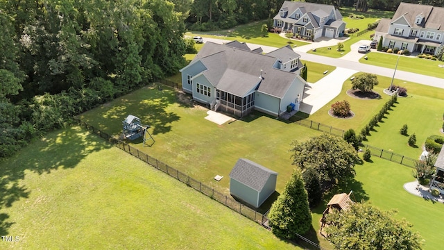 4125 Olde Judd Dr, Willow Springs, NC 27592 - drone / aerial view