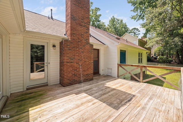 1010 Oakgrove Dr, Knightdale, NC 27545 - view of wooden terrace