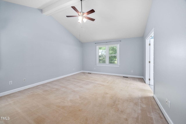 1010 Oakgrove Dr, Knightdale, NC 27545 - empty room featuring a ceiling fan and light carpet