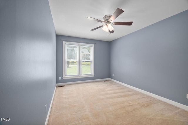 1010 Oakgrove Dr, Knightdale, NC 27545 - empty room featuring a ceiling fan and carpet