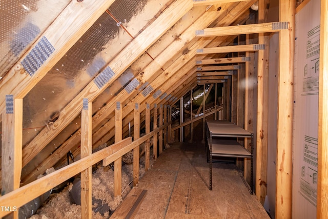 3206 Dandelion Dr, Grimesland, NC 27837 - view of unfinished attic