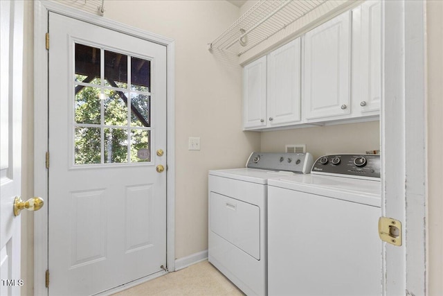 309 Ruby Walk Dr, Morrisville, NC 27560 - laundry room with cabinet space and independent washer and dryer