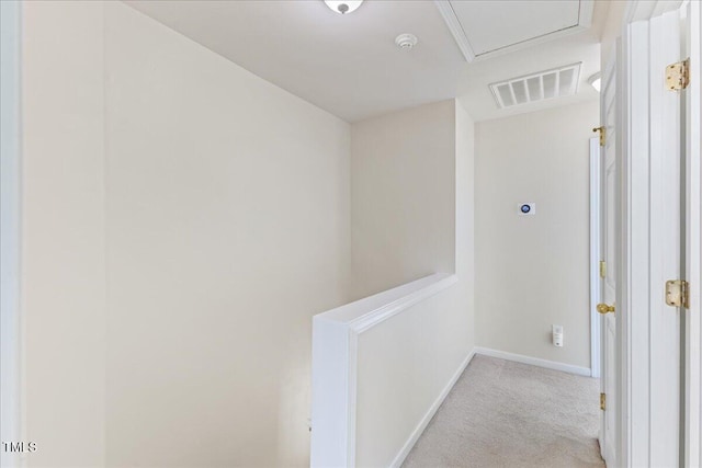 309 Ruby Walk Dr, Morrisville, NC 27560 - hall featuring carpet flooring and an upstairs landing