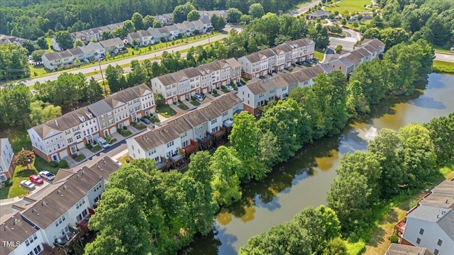 309 Ruby Walk Dr, Morrisville, NC 27560 - drone / aerial view of a nearby body of water and a tree filled landscape
