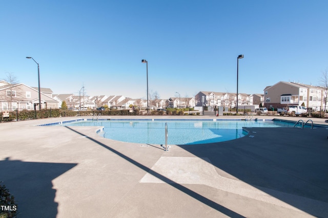 10119 Glen Autumn Rd, Raleigh, NC 27617 - community pool featuring a residential view and a patio area