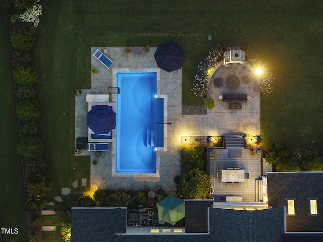 2153 Princeville Dr, Apex, NC 27523 - bird's eye view