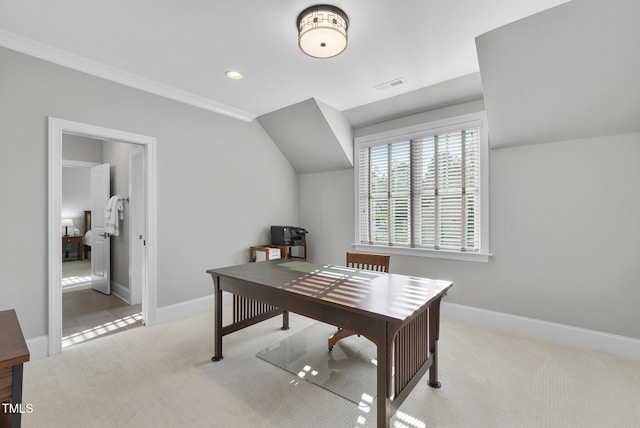 2153 Princeville Dr, Apex, NC 27523 - home office featuring carpet and recessed lighting