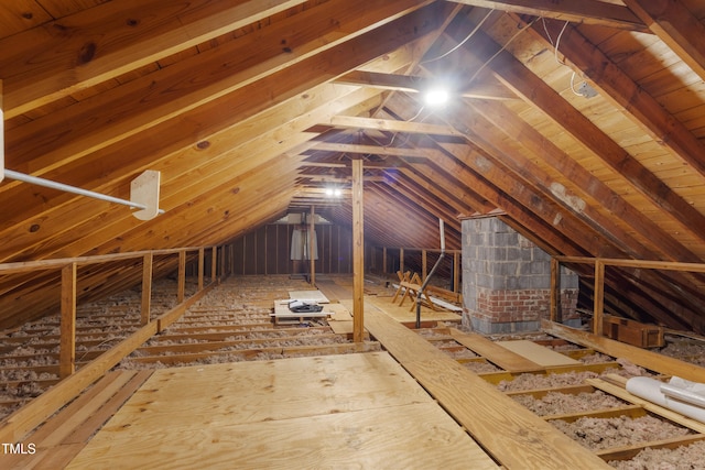 4009 Pepperton Dr, Raleigh, NC 27606 - view of unfinished attic