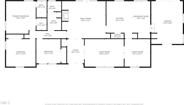 4009 Pepperton Dr, Raleigh, NC 27606 - view of home floor plan