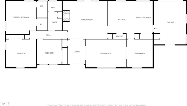 4009 Pepperton Dr, Raleigh, NC 27606 - view of floor plan / room layout