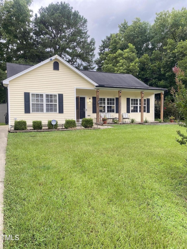 30 Bethany Ln, Youngsville, NC 27596 - ranch-style house featuring a front yard