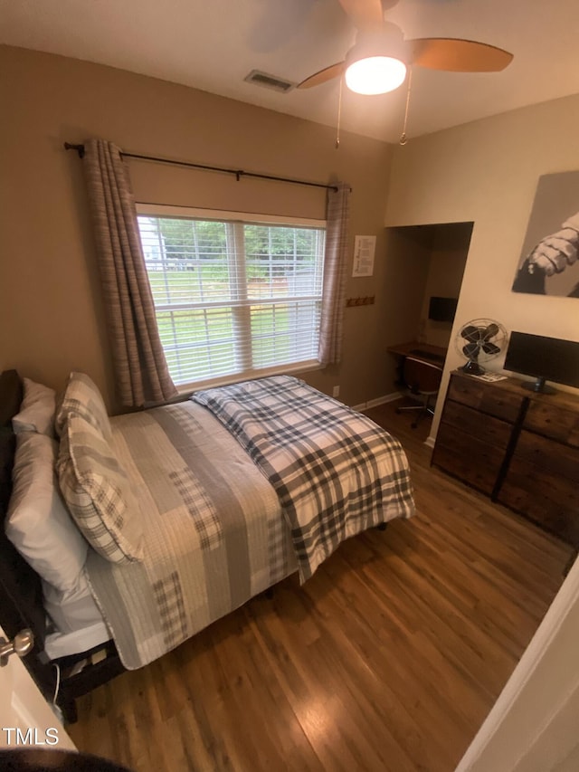 30 Bethany Ln, Youngsville, NC 27596 - bedroom featuring wood finished floors and a ceiling fan