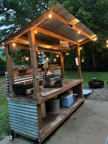 30 Bethany Ln, Youngsville, NC 27596 - view of patio with a gazebo