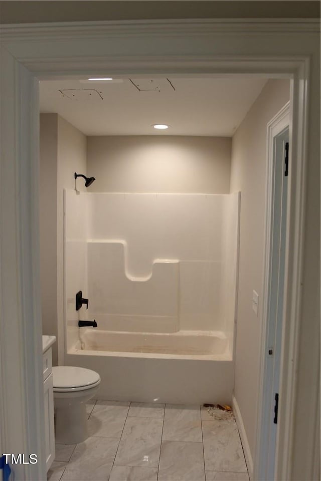 3501 Wesley Point Dr, Browns Summit, NC 27214 - full bathroom featuring vanity and bathing tub / shower combination