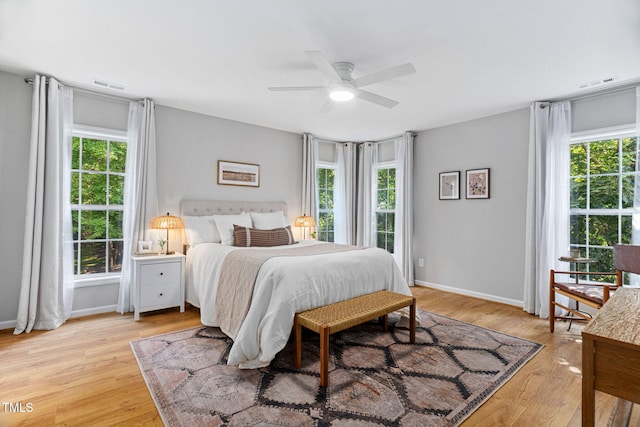 2800 Becketts Ridge Dr, Hillsborough, NC 27278 - bedroom with multiple windows and light wood-style flooring