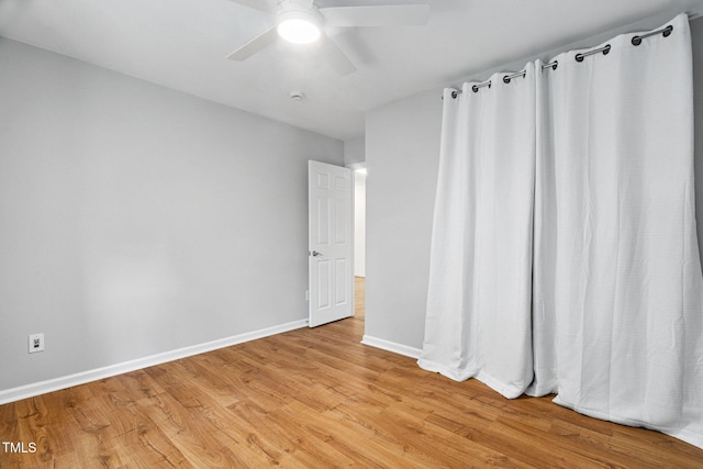 2800 Becketts Ridge Dr, Hillsborough, NC 27278 - empty room with light wood finished floors and ceiling fan