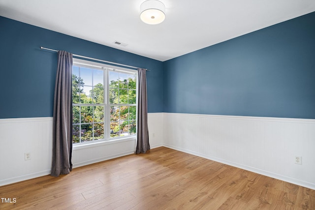 2800 Becketts Ridge Dr, Hillsborough, NC 27278 - unfurnished room with wood finished floors and wainscoting