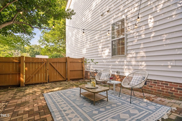 2800 Becketts Ridge Dr, Hillsborough, NC 27278 - view of patio featuring a gate