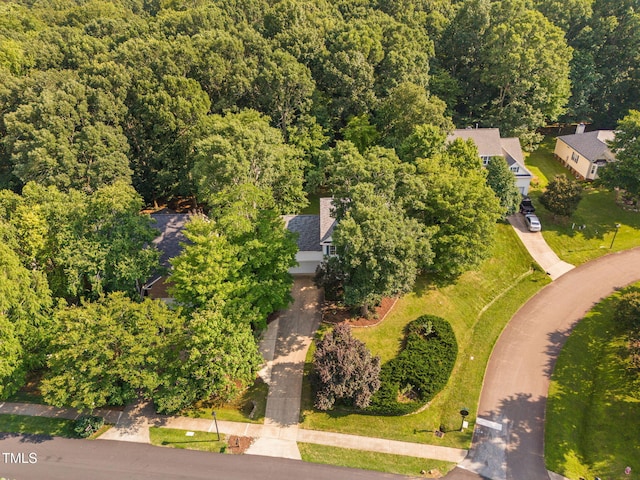 2800 Becketts Ridge Dr, Hillsborough, NC 27278 - drone / aerial view of a forest