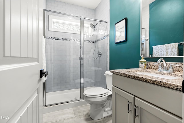 3313 Bentwinds Bluffs Ln, Fuquay Varina, NC 27526 - full bath with vanity and a shower stall