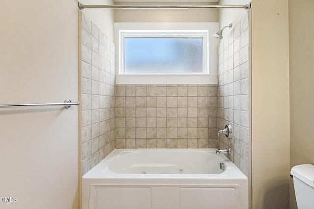 400 W Rosemary St Unit 102, Chapel Hill, NC 27516 - full bathroom with toilet and a combined bath / shower with jetted tub