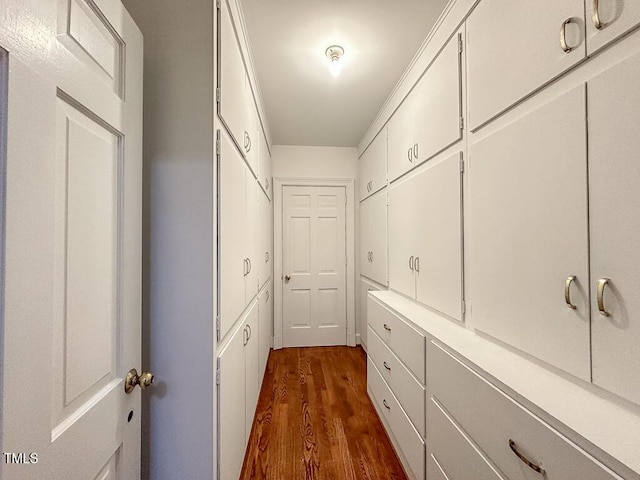 141 Country Club Dr, Henderson, NC 27536 - hallway with dark wood-style floors