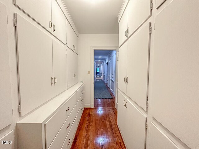 141 Country Club Dr, Henderson, NC 27536 - hallway with dark wood finished floors