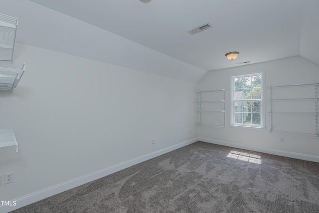301 Grove Hall Ln, Mebane, NC 27302 - additional living space with lofted ceiling and carpet