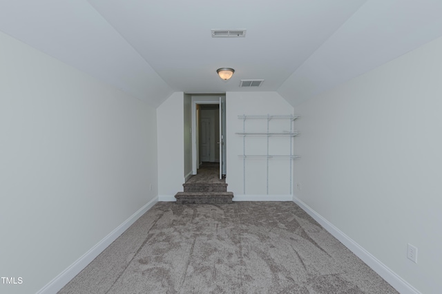 301 Grove Hall Ln, Mebane, NC 27302 - additional living space with carpet and vaulted ceiling