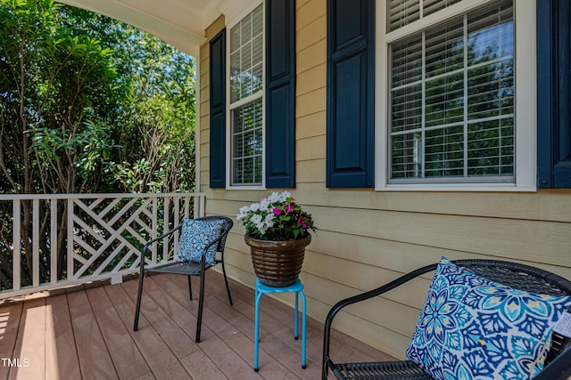 301 Grove Hall Ln, Mebane, NC 27302 - view of wooden porch