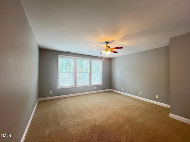 607 Finnbar Dr, Cary, NC 27519 - unfurnished room featuring a ceiling fan and light colored carpet