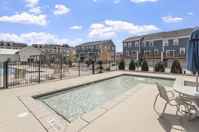 930 Watercolor Way, Durham, NC 27713 - community pool featuring a residential view and a patio area